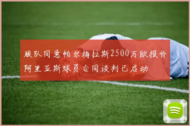 狼队同意帕尔梅拉斯2500万欧报价阿里亚斯球员合同谈判已启动